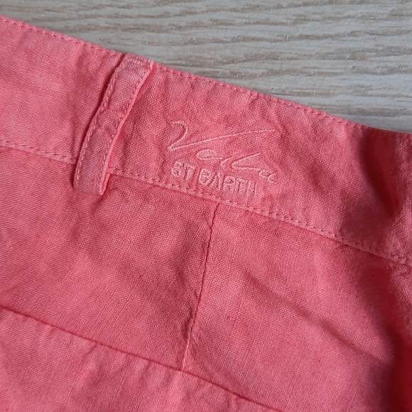 Voila St Barth Linen Embroidered Short - Picture 7 of 9